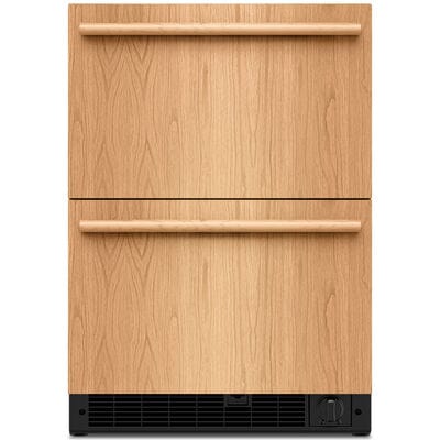 KitchenAid 24 in. 4.3 cu. ft. Double Refrigerator & Freezer Drawers - Custom Panel Ready | KUCT524SPA