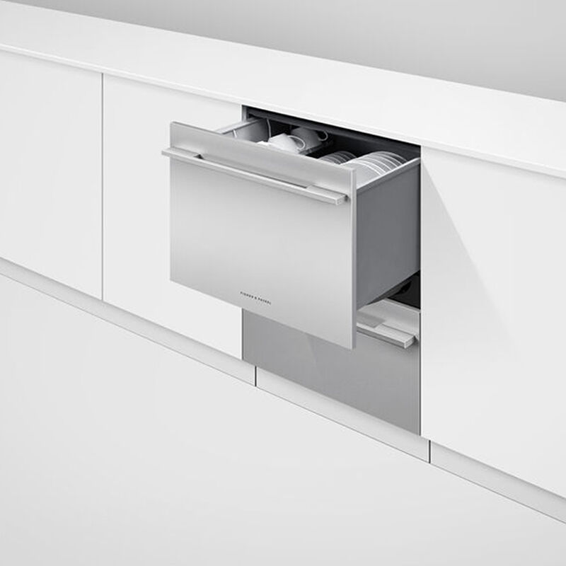 Fisher & Paykel Series 9 Integrated 24 in. Top Control Double Dishwasher Drawer with 43 dBA, 14 Place Settings & 15 Wash Cycles - Custom Panel Ready, , hires
