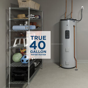 GE Smart Electric 40 Gallon Tall Water Heater with 12-Year Parts Warranty, , hires