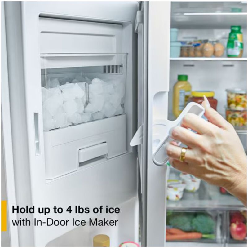 Whirlpool 36 in. 28.9 cu. ft. 4-Door French Door Refrigerator with Ice & Water Dispenser - Black Stainless Steel with PrintShield Finish, Black Stainless Steel with PrintShield Finish, hires