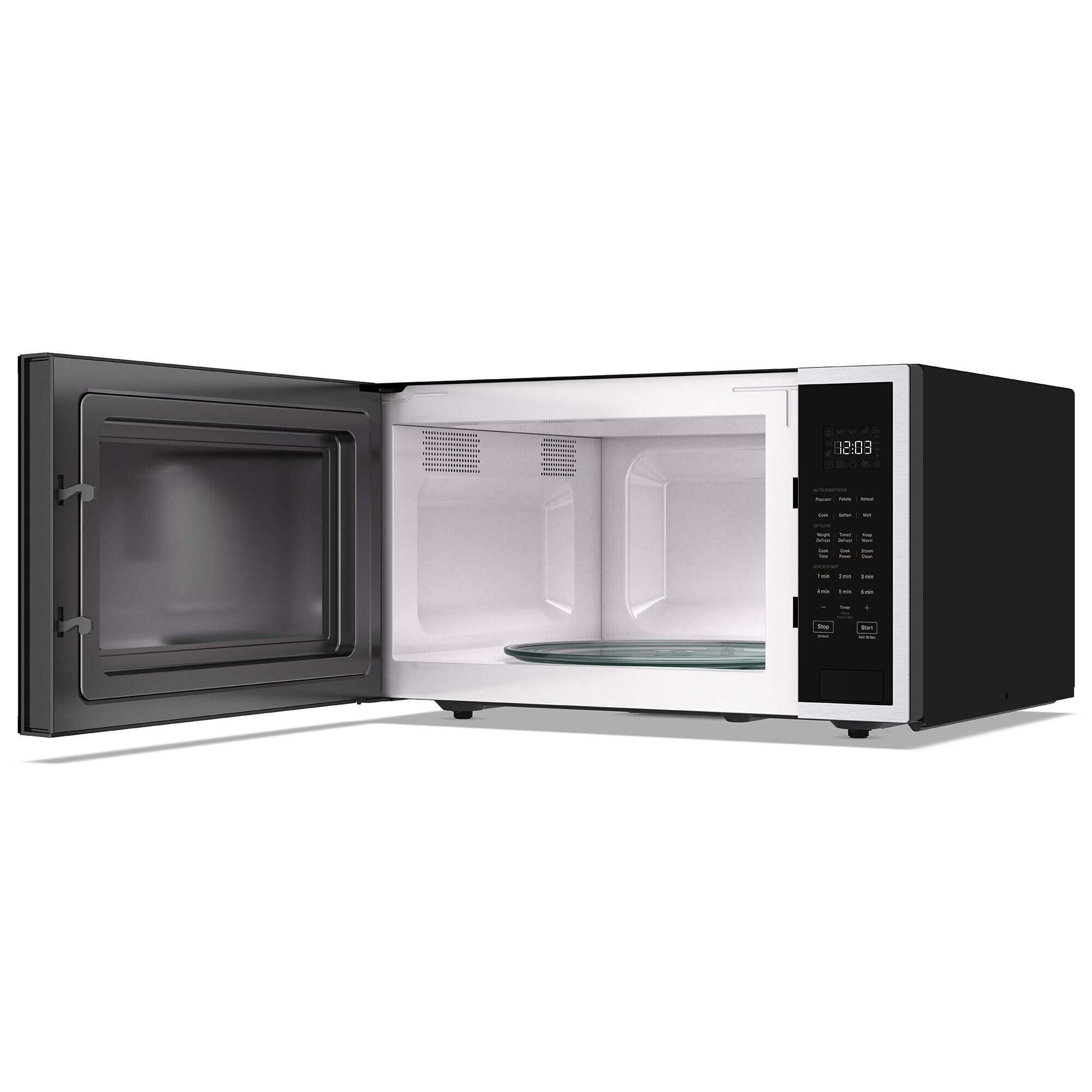 KitchenAid 22 in. 1.6 cu. ft. Countertop Microwave with Sensor Cooking Stainless Steel