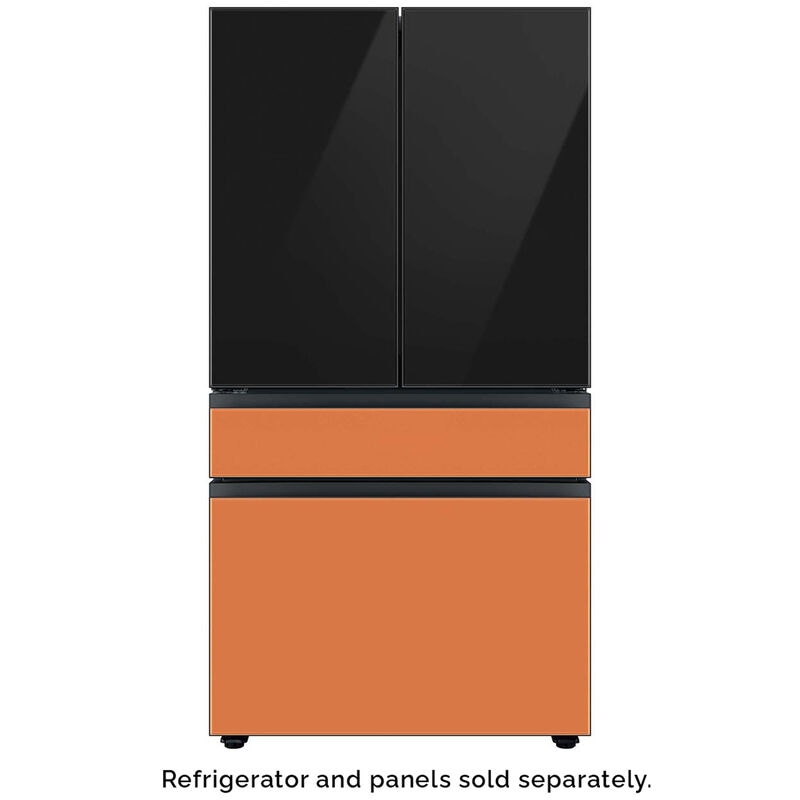Samsung BESPOKE 4-Door French Door Top Panel for Refrigerators - Charcoal Glass, , hires