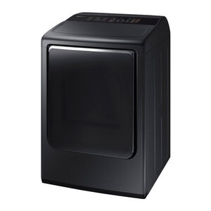 Samsung 27" 7.4 Cu. Ft. Smart Gas Dryer with Steam Sanitize Cycle - Black, , hires