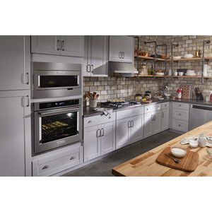 KitchenAid 30 in. Convertible Standard Style Range Hood with 585 CFM, 4 Fan Speeds & 2 LED Lights - Stainless Steel, , hires