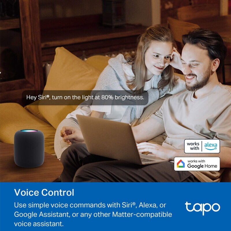TP-Link - Tapo Smart Wi-Fi Light Dimmer Switch with Matter - White, , hires
