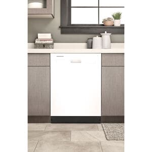 Whirlpool 24 in. Top Control Dishwasher with 55 dBa Sound Level & Pocket - White, White, hires