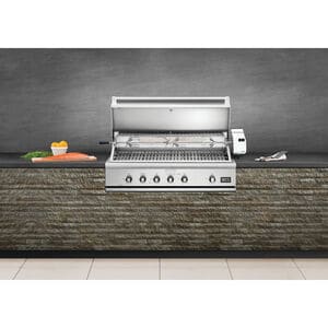 DCS Series 7 48 in. 4-Burner Built-In Liquid Propane Gas Grill with Rotisserie & Smoke Box - Stainless Steel, , hires