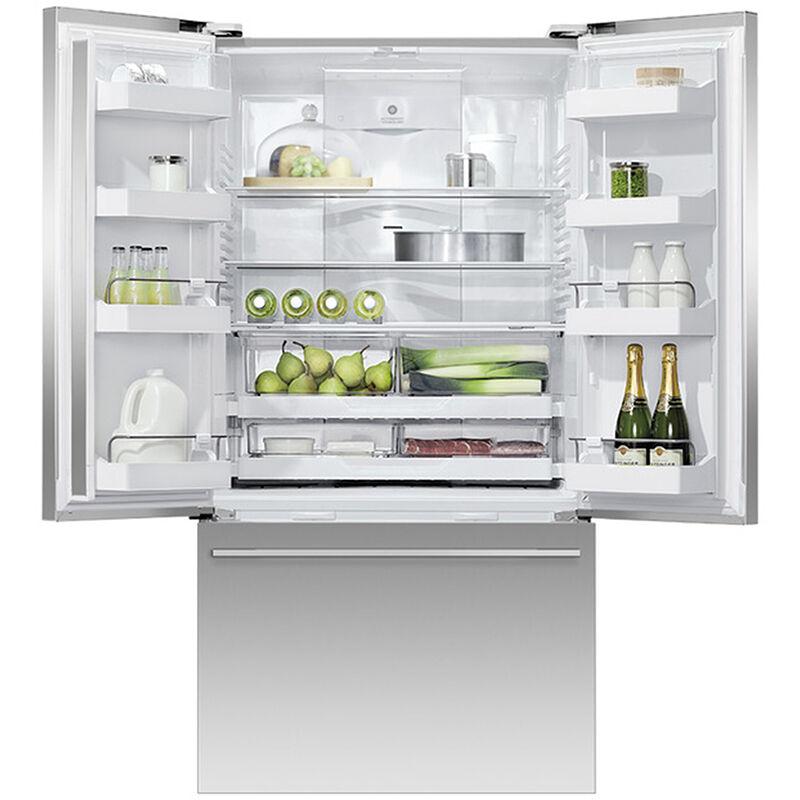 Fisher & Paykel Series 7 36 in. 20.1 cu. ft. Smart Counter Depth French Door Refrigerator with Ice Maker - Stainless Steel, , hires