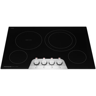 Frigidaire Gallery 30 in. 4-Burner Electric Cooktop with Simmer Burner & Power Burner - Stainless Steel | GCCE3049BS