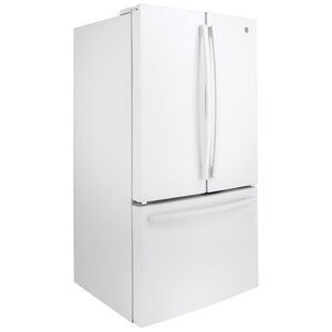 GE 36 in. 27 cu. ft. French Door Refrigerator with Internal Water Dispenser - White, White, hires