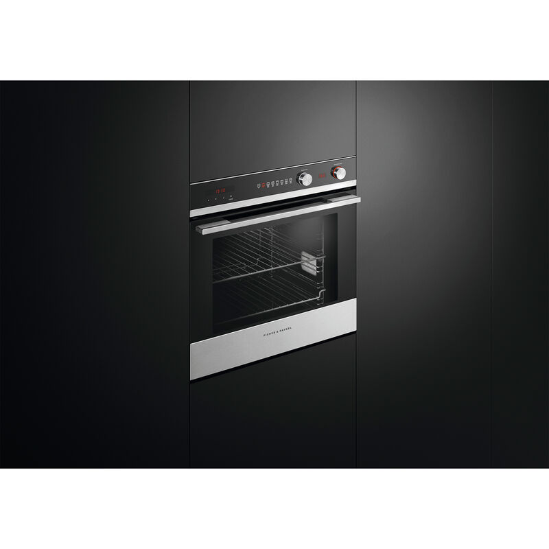Fisher & Paykel 24" 3.0 Cu. Ft. Electric Wall Oven with Standard Convection & Self Clean - Stainless Steel, , hires