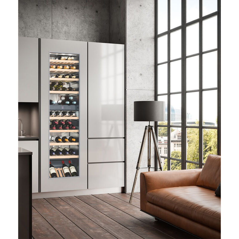 Liebherr 22 in. Built-In Wine Cabinet with Dual Zones & 80 Bottle Capacity - Custom Panel Ready, , hires