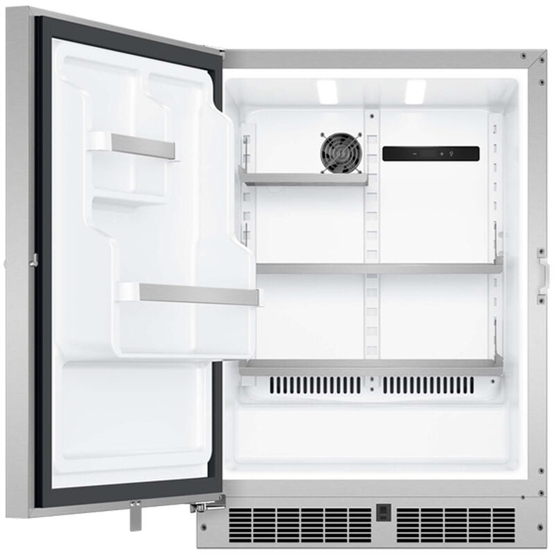 DCS 24 in. 5.3 cu. ft. Left-Hinged Outdoor Undercounter Refrigerator - Stainless Steel, , hires