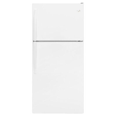 Whirlpool 30 in. 18.2 cu. ft. Top Freezer Refrigerator - White | WRT318FZDW