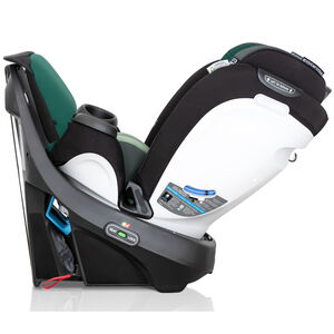 Evenflo Gold Revolve360 Extend All-in-One Rotational Car Seat with Green & Gentle Fabric - Emerald Green, , hires