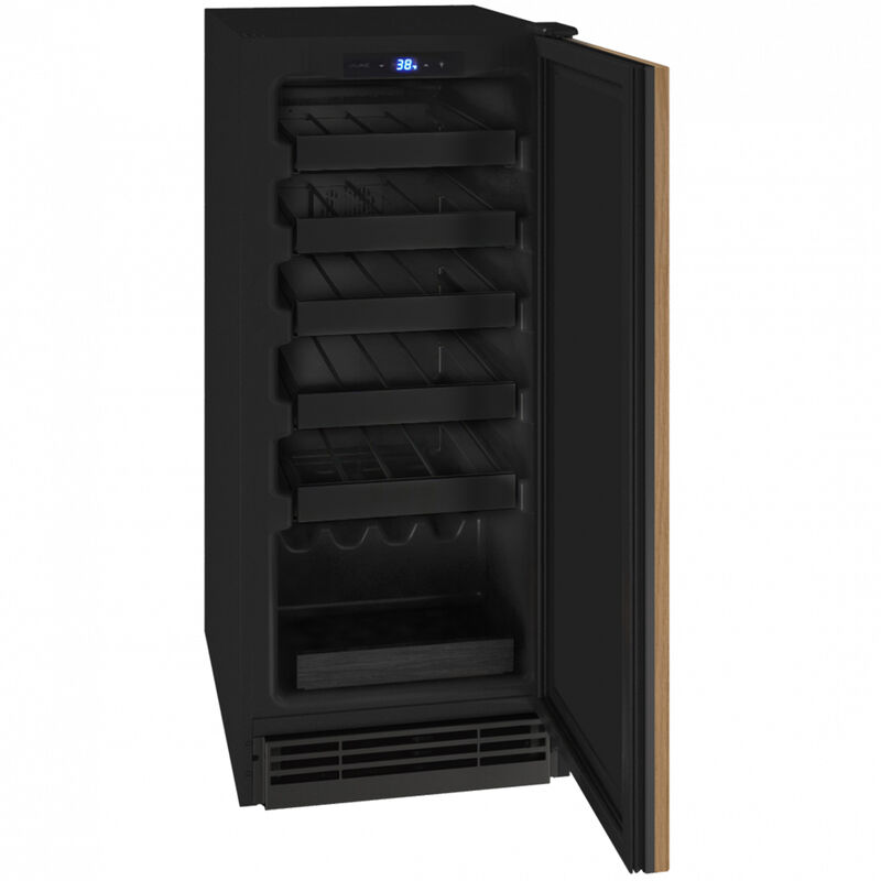U-Line 1 Class Series 15 in. Undercounter Wine Cooler with Single Zone & 24 Bottle Capacity - Custom Panel Ready, Custom Panel Required, hires