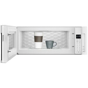 Whirlpool 30 in. 1.1 cu. ft. 1000W Low Profile Over-the-Range Microwave with 400 CFM - White, White, hires