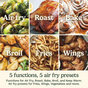 Cuisinart 6-qt Basket Air Fryer - Black Stainless, , hires