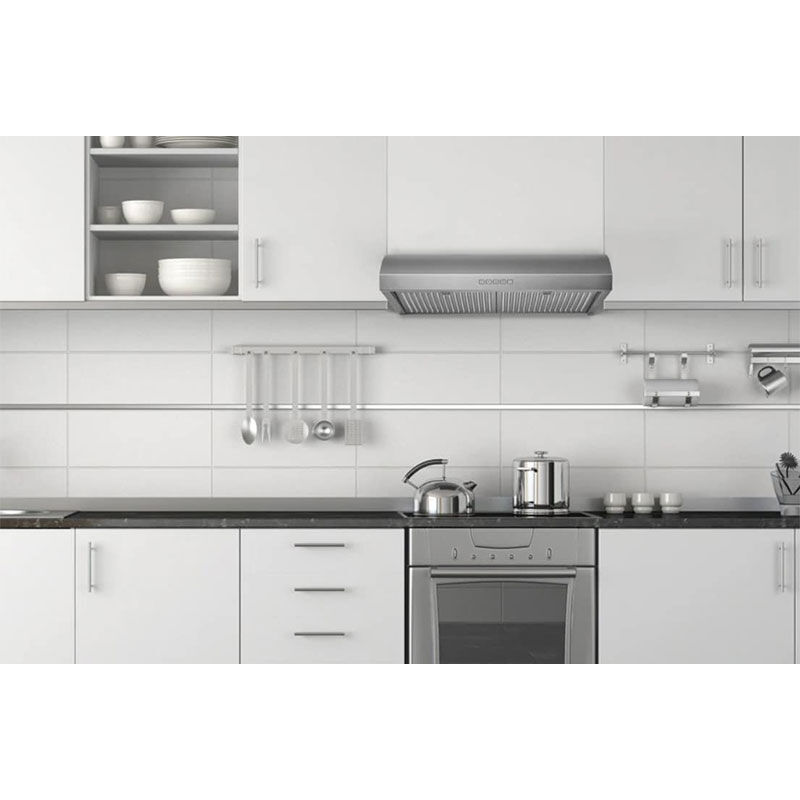 XO 30 in. Convertible Standard Style Range Hood with 400 CFM, 3 Fan Speeds & 1 LED Light - Stainless Steel, , hires