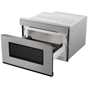 Sharp 24 in. 1.2 cu. ft. 950W Smart Drawer Microwave with Sensor Cooking - Stainless Steel, , hires