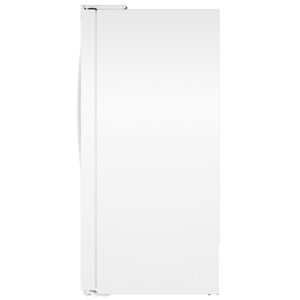 GE 36 in. 27.9 cu. ft. Side-by-Side Refrigerator with Ice & Water Dispenser - White, White, hires