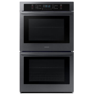 Samsung 30 in. 10.2 cu. ft. Electric Smart Double Wall Oven With Self Clean - Black Stainless Steel | NV51T5511DG
