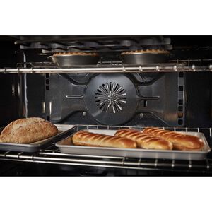 KitchenAid 36 in. 5.1 cu. ft. Smart Convection Oven Freestanding Dual Fuel Range with 6 Sealed Burners - Black, , hires