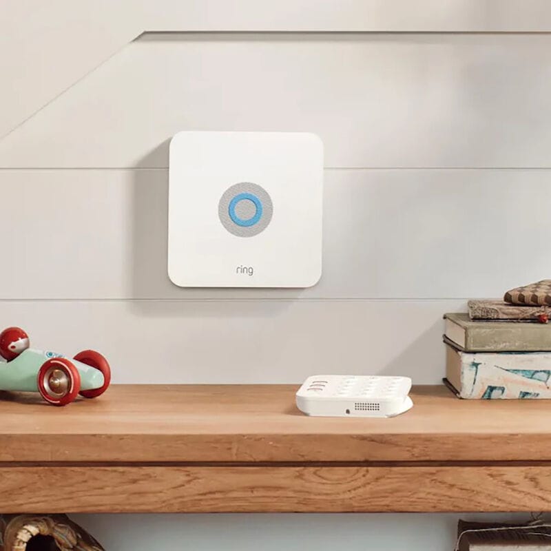 Ring - Alarm 8-Piece Security Kit - White, , hires