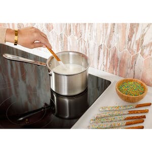 GE 30 in. 5-Burner Electric Cooktop with Simmer Burner & Power Burner - Black, , hires