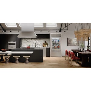 Wolf 42 in. Ducted Chimney Style Range Hood with 2 LED Lights - Stainless Steel, , hires