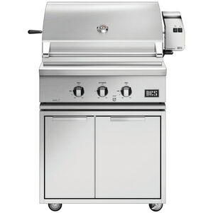 DCS Series 7 30 in. 2-Burner Built-In Natural Gas Grill with Rotisserie - Stainless Steel, , hires