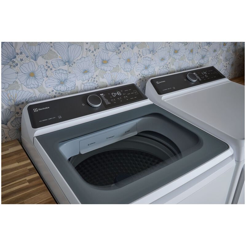Electrolux 400 Series 27 in. 5.8 cu. ft. Top Load Washer with Agitator & LuxCare Wash System - White, , hires