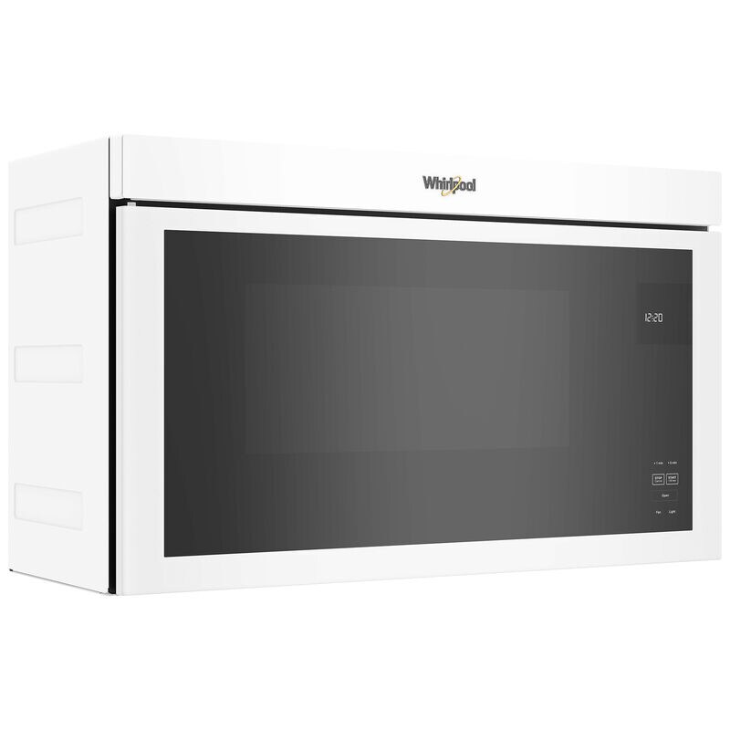 Whirlpool 30 in. 1.1 cu. ft. 1000W Over-the-Range Microwave with 300 CFM & Sensor Cooking - White, White, hires