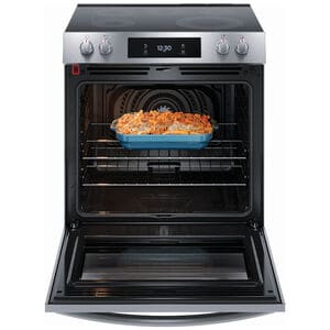 Frigidaire Gallery 30 in. 6.2 cu. ft. Air Fry True European Convection Steam Electric Range with Smoothtop Burners - Stainless Steel, , hires