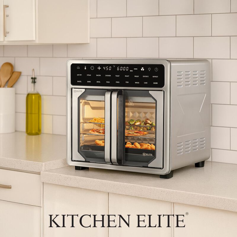 Kitchen Elite 16QT French Door Toaster Oven with Air Fryer, , hires