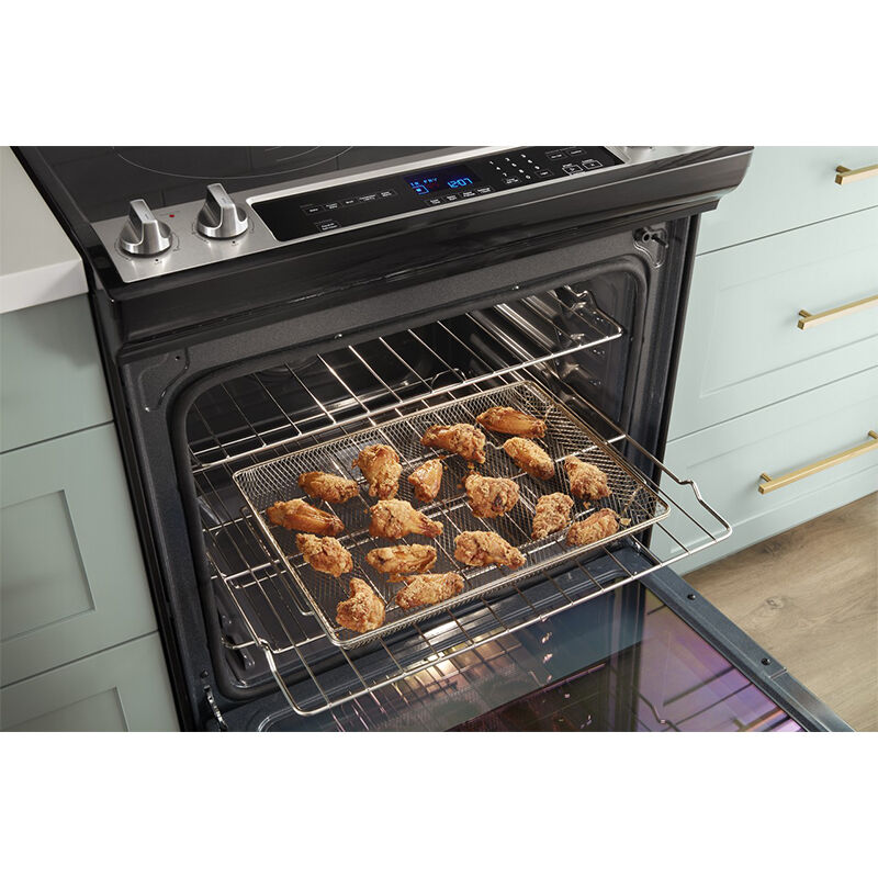 Whirlpool 30 in. 5.0 cu. ft. Air Fry Convection Oven Freestanding Gas Range with 5 Sealed Burners - Black, , hires