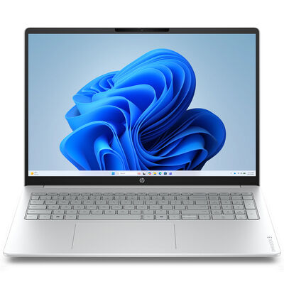HP OmniBook 3 16 in. Touch Screen Notebook with Copilot+ PC, Intel Core Ultra 5 325, 8-Core CPU, Intel GPU, 16 GB RAM, 512 GB SSD, up to 23.25 Hrs. of Battery Life & Windows 11 Home - Glacier Silver | 16-BS0566NR