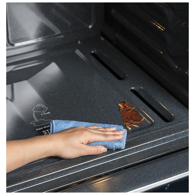 GE 30 in. 5 cu. ft. Gas Range with 5 Sealed Burners & Griddle - Black, Black, hires