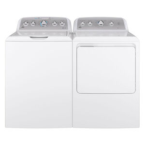 GE 27 in. 7.2 cu. ft. Gas Dryer with Aluminized Alloy Drum & Sensor Dry - White, , hires
