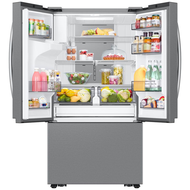 Samsung 36 in. 30.5 cu. ft. Smart French Door Refrigerator with Ice & Water Dispenser - Fingerprint Resistant Stainless, Fingerprint Resistant Stainless, hires