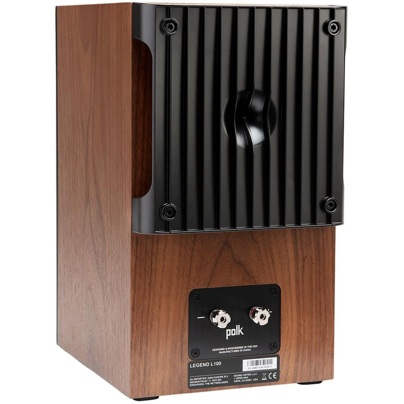 Polk Legend L100 Flagship Compact Bookshelf Speakers (Pair) - Brown, Brown, hires