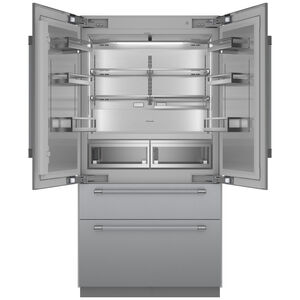 Thermador Freedom Collection 42 in. Built-In 23.9 cu. ft. Smart Counter Depth 4-Door French Door Refrigerator with Internal Water Dispenser and Professional handles - Stainless Steel, Stainless Steel, hires