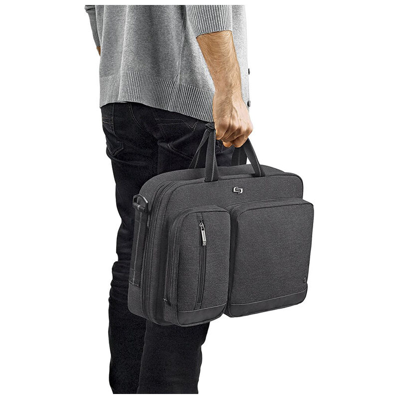 Hybrid briefcase backpack leather hotsell