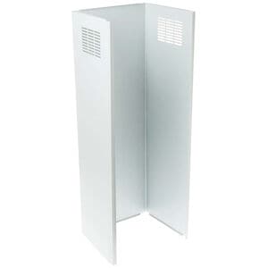 Cafe Range Hood 10" Duct Cover - Matte White, , hires