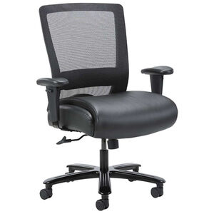 Boss Heavy Duty Big & Tall Mesh Task Chair - Black, , hires