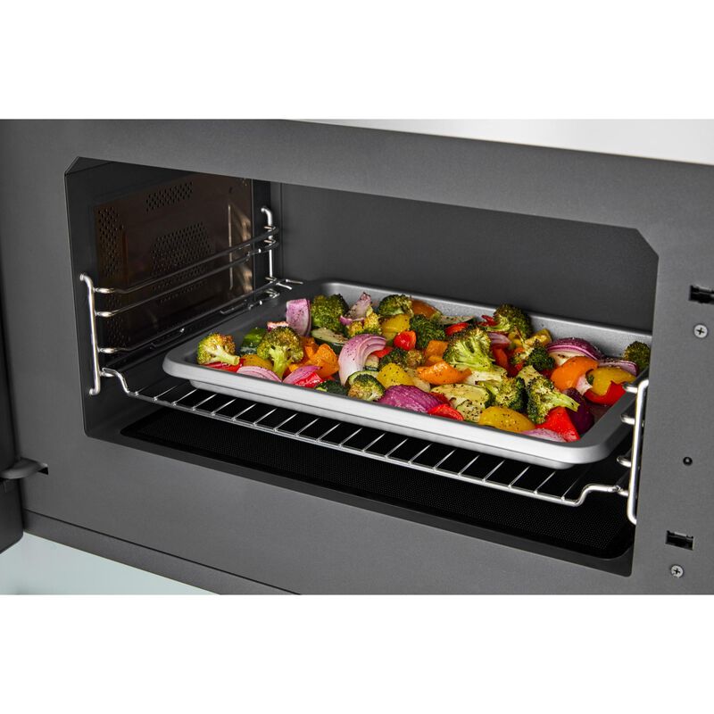 Whirlpool 30 in. 1.1 cu. ft. 1000W Smart Built-In Microwave with Convection & Sensor Cooking - Fingerprint Resistant Stainless, , hires