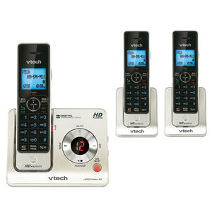 Vtech LS6425-3 Three Handset Cordless Answering System with Caller ID, , hires