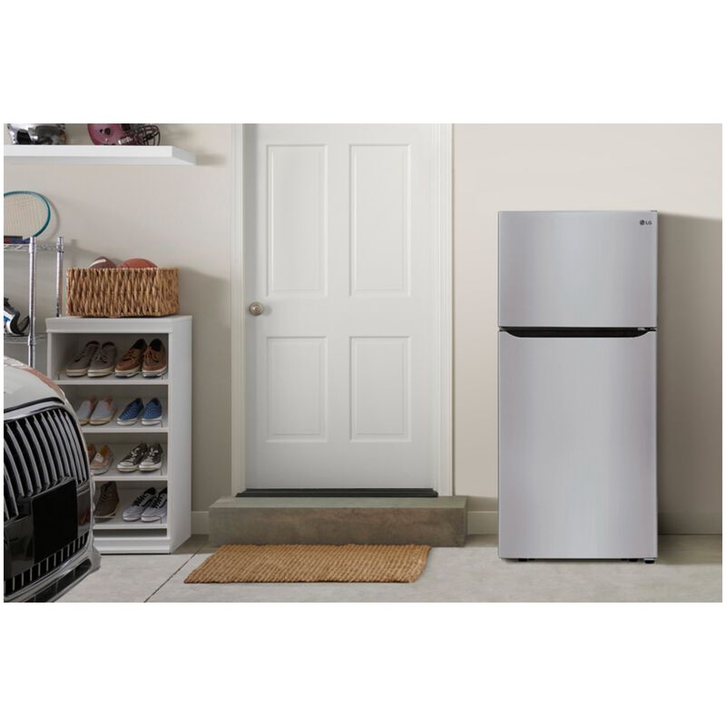 LG 30 in. 20.2 cu. ft. Top Freezer Refrigerator with Ice Maker -Stainless Steel, , hires