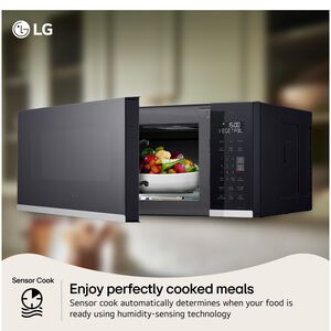 LG 30 in. 1.3 cu. ft. 1000W Low Profile Smart Over-the-Range Microwave with 400 CFM - PrintProof Stainless Steel, , hires