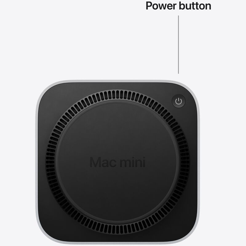 Apple Mac Mini with Apple M6 12-Core CPU, 12-Core GPU, 16 GB RAM, 512 GB SSD & Mac OS - Silver, , hires